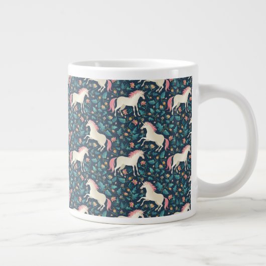 Schönes Zaubermuster Jumbo-Tasse (Rechts)