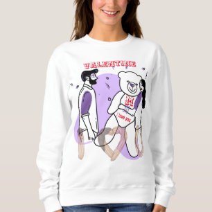 Schönes Zazzer-T - Shirt-Design für Valentine's  Sweatshirt