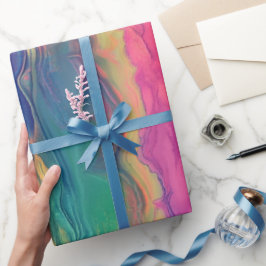 Schönes zeitgenössisches künstlerisches Sparkling  Geschenkpapier