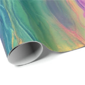 Schönes zeitgenössisches künstlerisches Sparkling Geschenkpapier (Rolleneckpunkt)