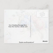 Schönes Zimmer Postkarte (Rückseite)