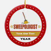 Schönes Zimmer-Sweep Keramik Ornament (Hinten)