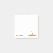 Schönes Zimmer-Sweep Post-it Klebezettel (Vorderseite)