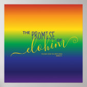 Schönes Zitat aus der Rainbow-Bibel Poster (Vorne)