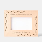 Schönes Zitat benutzerdefinierte Foto Name Liebe Geätzte Rahmen (Vorderseite)