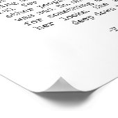 Schönes Zitat F Scott Fitzgerald Poster (Ecke)