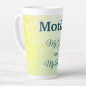 Schönes Zitat von Mutter und Familie Milchtasse (Linke Ecke)