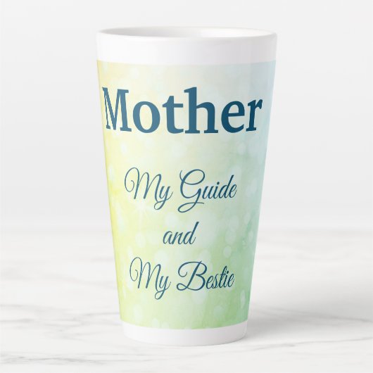 Schönes Zitat von Mutter und Familie Milchtasse (Vorderseite)