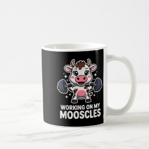 Schönes Zitat, wie ich meine Muskeln trainiere Kaffeetasse