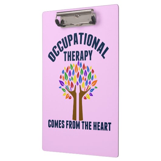 Schönes Zitat zur Arbeitstherapie Klemmbrett (Links)