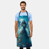 Schönes Zombie auf dem Friedhof Schürze (Getragen)