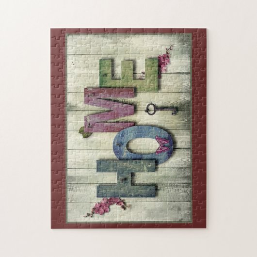 Schönes Zuhause-süßes Zuhause-Puzzle Puzzle (Vertikal)