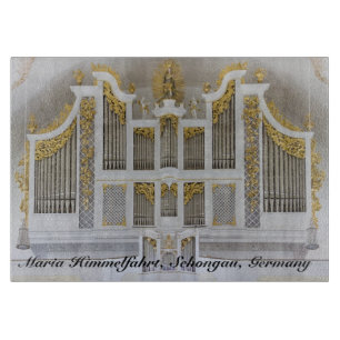 Schongau Orgel mit Titel Schneidebrett