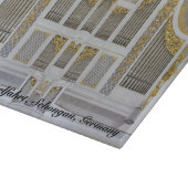 Schongau Orgel mit Titel Schneidebrett (Ecke)