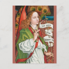 Schongauer Annunziationsgel CC1182 Orlier Altar Postkarte