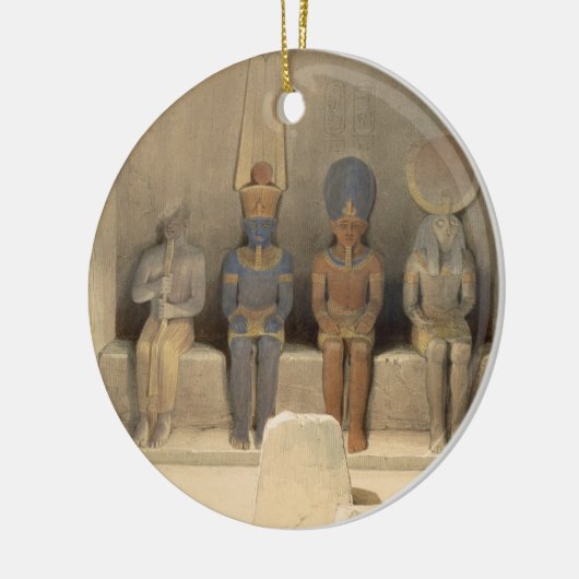 Schongebiet des Tempels von Abu Simbel, von Keramik Ornament (Links)