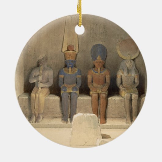 Schongebiet des Tempels von Abu Simbel, von Keramik Ornament (Hinten)