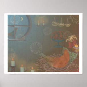 Schongebiet-Illustrations-Druck der Königin-Anne Poster