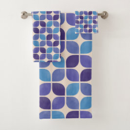 Schongebietblumenblatt-Badtuch-Set Badhandtuch Set