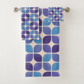 Schongebietblumenblatt-Badtuch-Set Badhandtuch Set