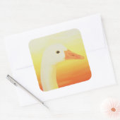 Schönheit 1998 quadratischer aufkleber (Umschlag)