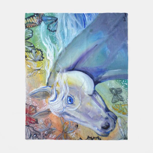 Schönheit am Himmel Fleecedecke (Vorderseite)