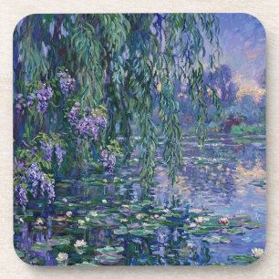 Schönheit am See Hartplastik-Untersetzer-Set Getränkeuntersetzer