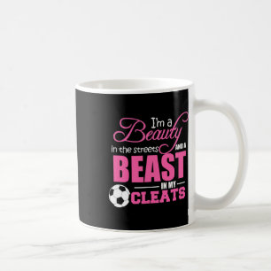 Schönheit auf den Straßen, Biest in meinen Fußball Kaffeetasse