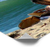 Schönheit beim Surfen Poster (Ecke)