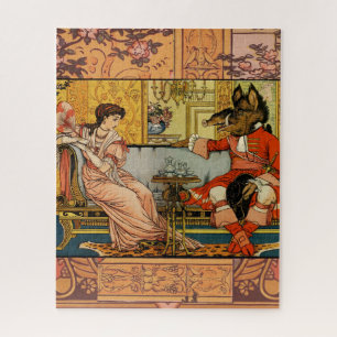 Schönheit Bestie Klassische Märchenfiguren Puzzle