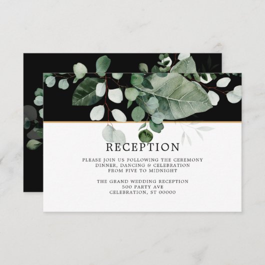 SCHÖNHEIT BOTANISCHE GREENERIE Hochzeit (Vorne/Hinten)