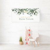 SCHÖNHEIT BOTANISCHER GREENERY WEDY BANNER (Insitu)