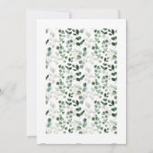 SCHÖNHEIT BOTANISCHER GRÖSSE EINLADUNG (Rückseite)