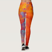 Schönheit buntes gefärbtes Legging Leggings (Rückseite)