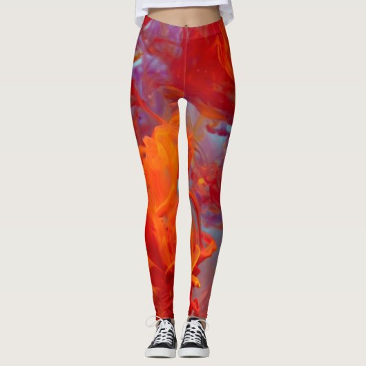 Schönheit buntes gefärbtes Legging Leggings (Vorderseite)