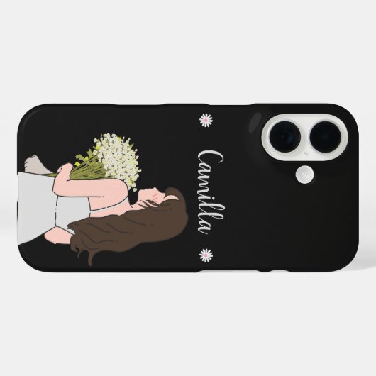 Schönheit & Bytes Blumenzauber Case-Mate iPhone Hülle (Rückseite (Horizontal))