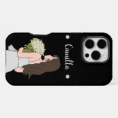 Schönheit & Bytes Blumenzauber iPhone Hülle (Rückseite (Horizontal))