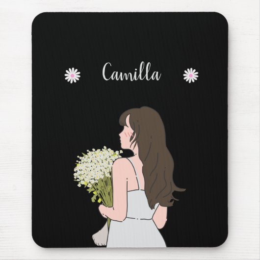 Schönheit & Bytes Blumenzauber Mousepad (Vorne)