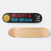 SCHÖNHEIT & DAS BEACH-Skateboard, 7¾ Zoll Deck Skateboard (Horizontal)
