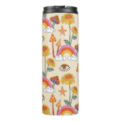 Schönheit der Blume mit unserer Blume Thermal Tumb Thermosbecher (Rückseite)