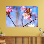 Schönheit der Blume von Sakura im Frühjahr Leinwanddruck (Insitu (Wohnzimmer))