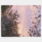 Schönheit der Dämmerungs-Fleece-Decke Fleecedecke (Vorderseite (Horizontal))