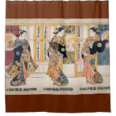 Schönheit der drei Hauptstädte Triptychon Duschvorhang (Vorderseite)