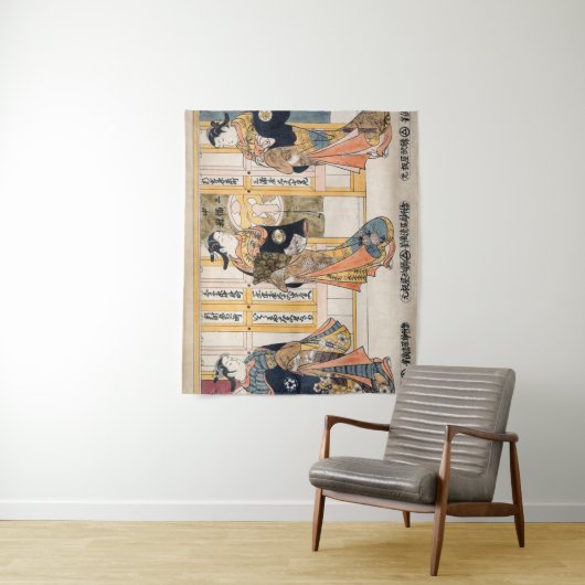 Schönheit der drei Hauptstädte Triptychon Wandteppich (Beispiel)