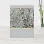 SCHÖNHEIT DER EISSTORME/GLITZERN WIE FARBENFÄLLE KARTE (Vorderseite)