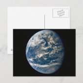 Schönheit der Erde aus dem Weltraum Postkarte (Vorne/Hinten)