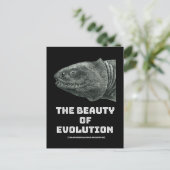 Schönheit der Evolution Postkarte (Stehend Vorderseite)