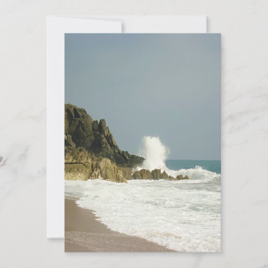 Schönheit der Küste Feiertagskarte (Vorderseite)