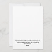 Schönheit der Küste Feiertagskarte (Rückseite)