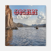 Schönheit der Küste von Oman Magnet (Vorne)
